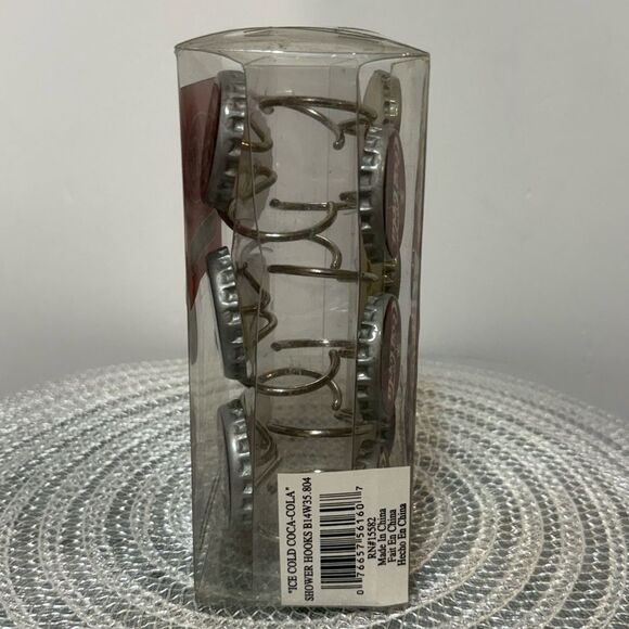Coca Cola Shower Curtain Hooks NWT - Picture 2 of 4